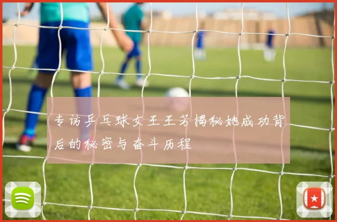 专访乒乓球女王王芳揭秘她成功背后的秘密与奋斗历程